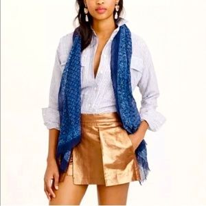 🌷SOLD🌷 Metallic linen Skort Short and Skirt size 6